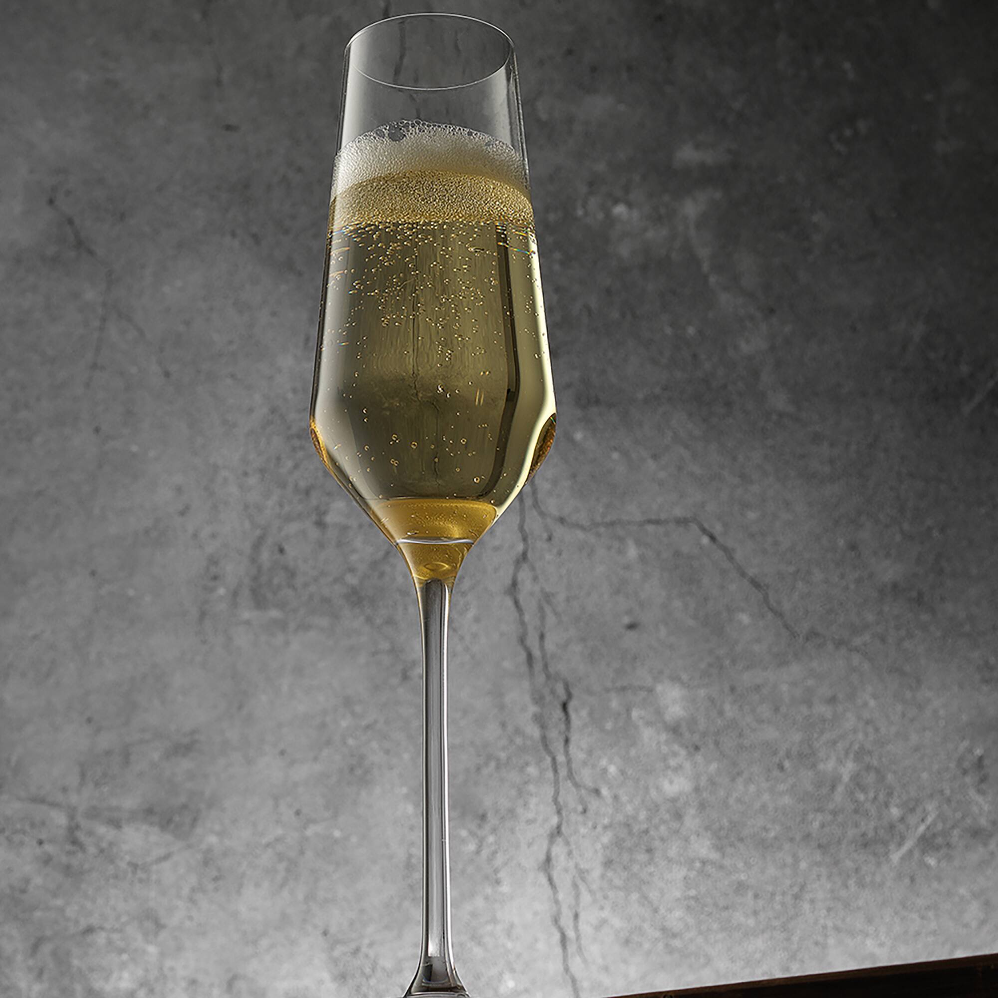 JoyJolt® 7oz. Layla Crystal Champagne Glasses, 8ct.